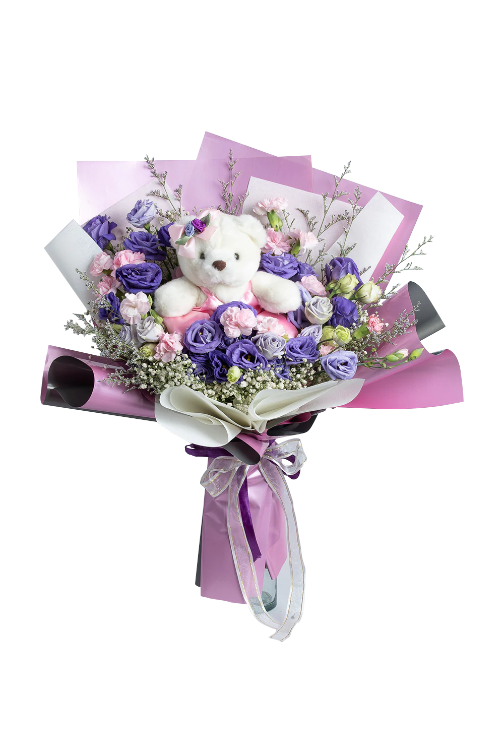 lilac teddy flower